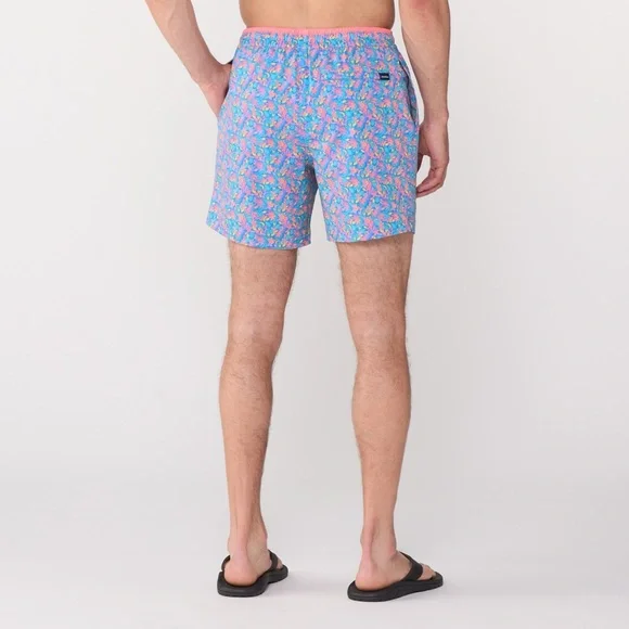 Chubbies The Spades Blue Floral Swim Trunks - Picture 2 of 9